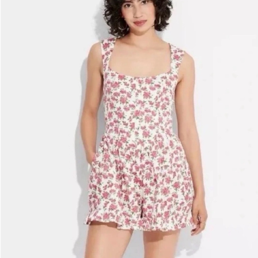 Wild Fable Floral Print Women's Romper
